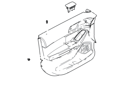 Ford EB5Z-7823943-BD Panel - Door Trim - Lower