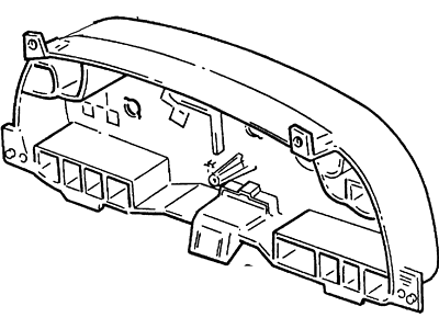 Ford F8RZ10848DA Plate Instrument Cluster