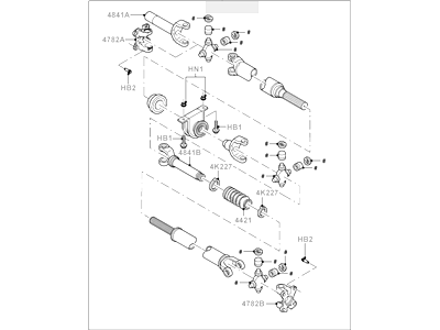 Ford 9L3Z-4R602-AF Drive Shaft Assembly