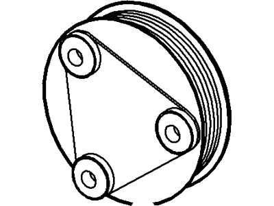 Ford YS4Z-3A733-DA Pulley