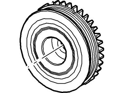 Ford 2M5Z-6312-AA Crankshaft Pulley