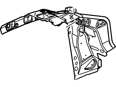 Ford CP9Z-5841038-A Panel Assembly - "D" Pillar - Inner