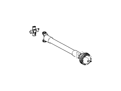 Mercury Drive Shaft - 6L2Z-4A376-AA