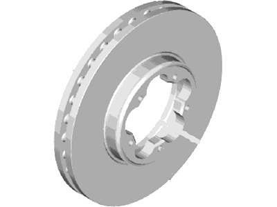 Ford Brake Disc - CK4Z-1125-K