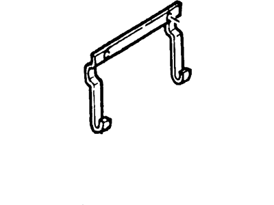 Ford E8BZ17A385A BRACKET - LICENSE PL