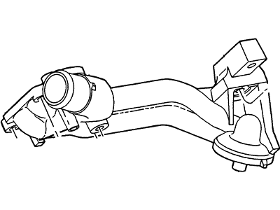 Ford F75Z-6881-HA Adaptor - Oil Filter