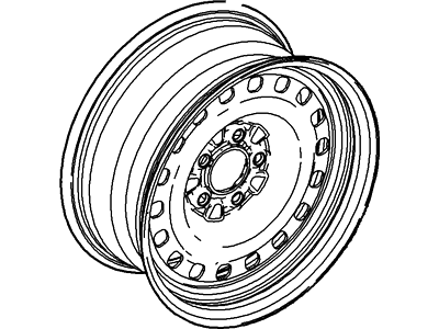 2009 Ford Ranger Spare Wheel - F8AZ-1007-EACP