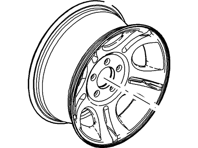 Ford 3L5Z-1007-AA Wheel Assembly