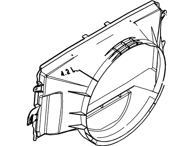 Lincoln Fan Shroud - 5L3Z-8146-AA