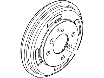 2012 Ford Fiesta Brake Drum - BE8Z-1126-A