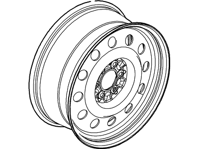 Ford 7L1Z-1015-E Wheel Assembly