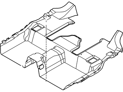 Ford FB5Z-7813010-GA Mat - Floor - Rubber