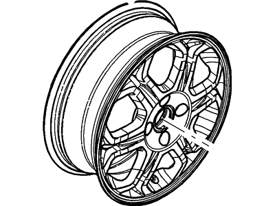 2009 Ford Focus Spare Wheel - 8S4Z-1007-A