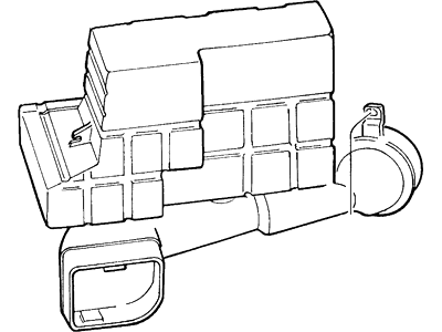 Ford F58Z-9F763-A Resonator Assembly F58Z-9F763-A Ford Resonator Assembly Illustration 1 of 1