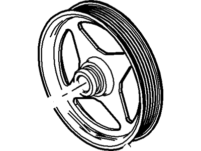 Ford F6AZ-3A733-AA Pulley - Power Steering