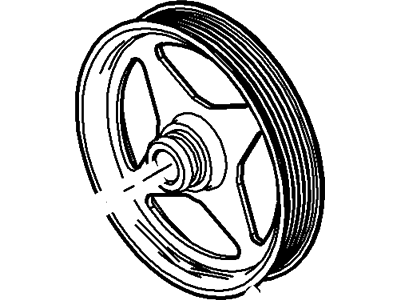 Ford F6AZ-3A733-AB Pulley - Power Steering