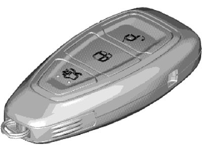 Ford Fiesta Car Key - BE8Z-15K601-D