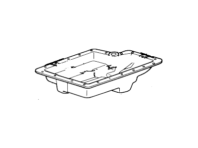 Ford F81Z-7A194-BA Pan Assembly - Transmission Oil (With Drain Plug Only)