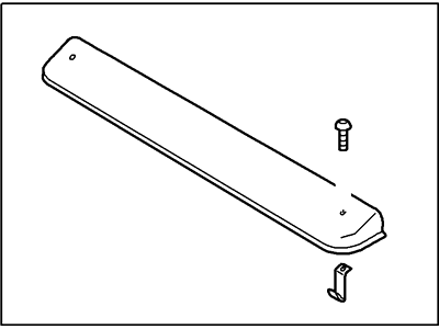 Ford XW4Z-54500A26-AB Deflector - Air