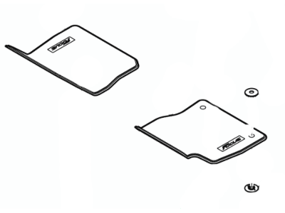Ford CV6Z-5413300-CA Kit - Contour Carpet Mat - Front/Rear
