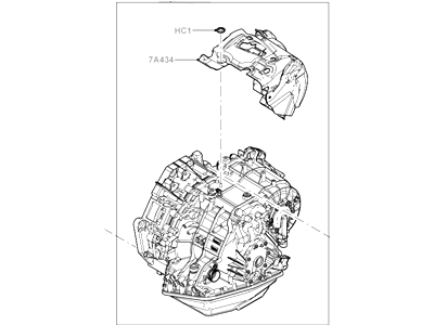 Ford 7F9Z-7000-A Automatic Transmission Assembly