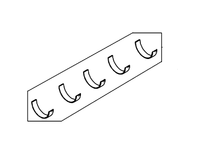 Ford GT Crankshaft Thrust Washer Set - 4G7Z-6D309-BA