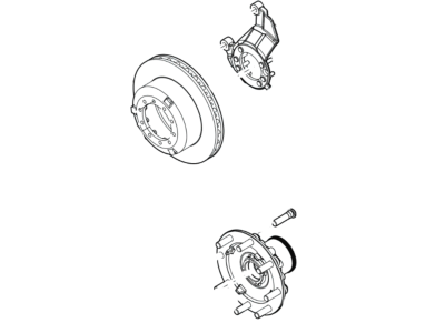 Ford CU9Z-1102-B Hub Assembly - Wheel