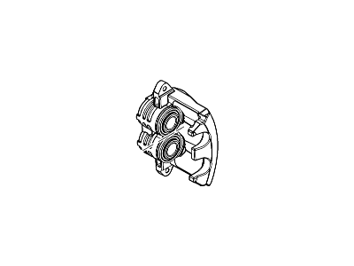 Ford BR3Z-2B121-AA Brake Caliper Assembly-Less Pads