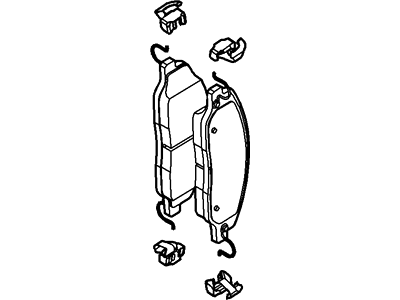 Ford CU2Z-2V001-BA Kit - Brake Lining