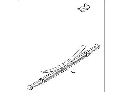 2016 Ford F-250 Super Duty Leaf Spring - BC3Z-5560-G