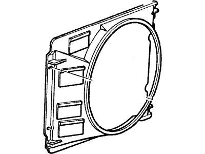 Ford E-350/E-350 Super Duty Fan Shroud - E7UZ-8146-A