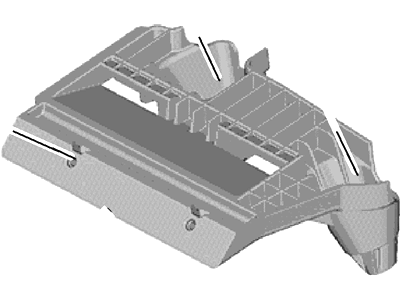 Ford Battery Tray - DG9Z-10732-C