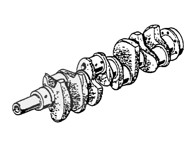 Ford E-350/E-350 Super Duty Crankshaft - F3TZ-6303-BRM