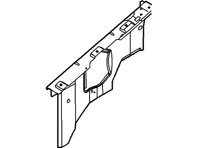 Ford F7UZ-16154-AE Reinforcement