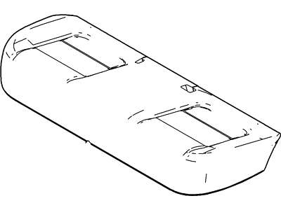 Ford 5G1Z-5463804-AAB Rear Seat Cushion Cover Assembly