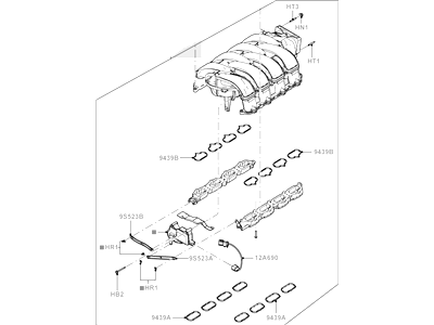 2009 Ford Mustang Intake Manifold - AR3Z-9424-A