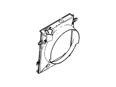 Ford 5L5Z-8C607-AA Fan And Motor Assembly