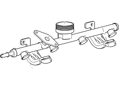 2003 Ford Focus Fuel Rail - 3S4Z-9D280-AA