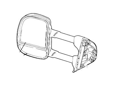 Ford F-250 Super Duty Car Mirror - F81Z-17683-BAB