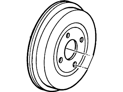 1999 Ford Contour Brake Drum - F5RZ1126A