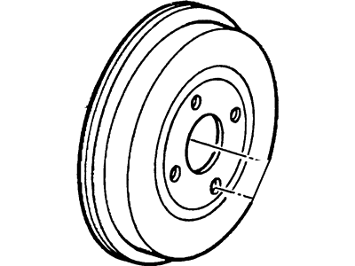 1998 Mercury Mystique Brake Drum - F5RZ1126A