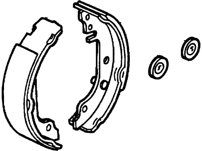 1998 Ford Contour Parking Brake Shoe - F5RZ-2200-A