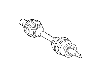 Ford 1L2Z-3A427-AA Front Axle Shaft