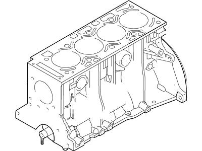 Ford 1S4Z-6009-AA Cylinder Block