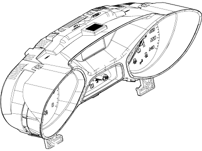 Ford CP9Z-10849-RB Instrument Cluster