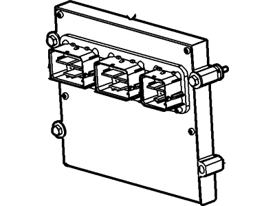 Ford AL3Z-12A650-FBA Module - Engine Control - EEC