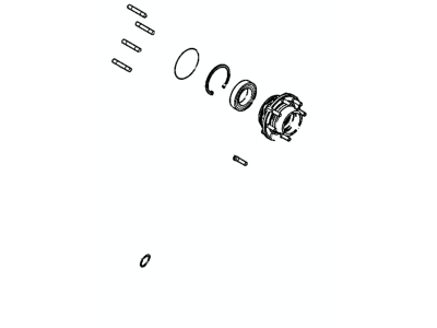 Ford H2MZ-1104-R Hub Assembly - Wheel