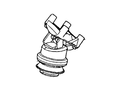 2001 Lincoln Continental Motor And Transmission Mount - 1F3Z-6038-AA