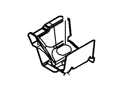 Ford YS4Z-54101C24-AC Reinforcement - Rear Crossmember