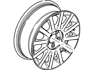 2005 Lincoln Town Car Spare Wheel - 5W1Z-1007-AA